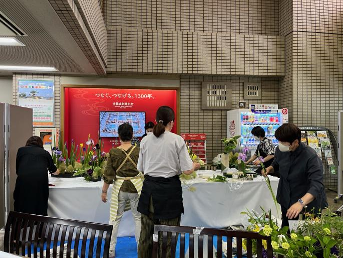 生け花展示1