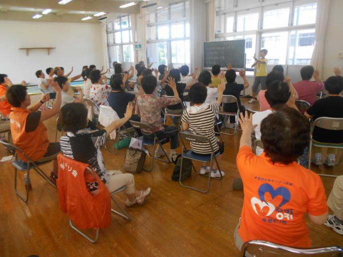 介護予防サポーター養成講座の様子