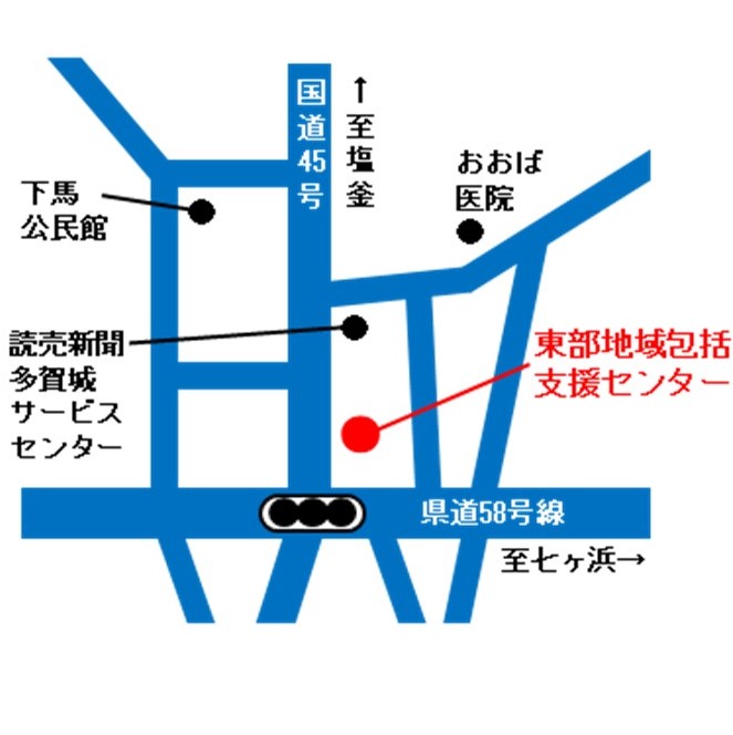 東部包括地図
