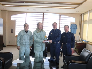 3月25日山本市長と伊藤市議会議長訪問