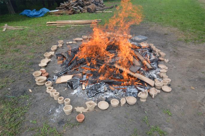 野焼きの様子