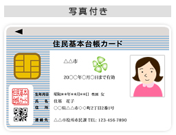 住民基本台帳カード写真あり
